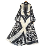 Folded Dress Women 2025 Spring Dress High Fashion High Fashion High-Grade High-Rise Thin Print Embossed