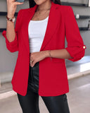 Explosion Autumn And Winter Long Sleeve Solid Color Cardigan Suitcase