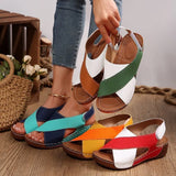 Sandals Women 2025 Summer New Pine Cake Thick Bottom With Skirt Casually Exposed Toe Beach