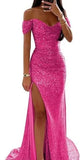 New Party Glit With Open Fork Dress INS Casual Fashion Dress