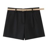 New Women Assembly Belt Folds Simple Commuter Leisure