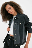 Trendyol With Color Block Denim Jacket