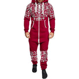 Overalls Men Pure Color Splicing Jumpsuit Long Sleeve Male Clothes Men's Jumpsuits Onesie Garment Autumn Winter
