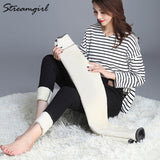 8%Spandex Winter High Waist Leggings Velvet Women Fleece Pants 6XL Warm Winter Leggings For Women Velvet