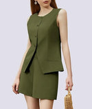 New Fashion Temperament Vest Suit Women's