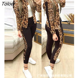 Pieces Sets Women Casual Sport Joggers Long Sleeve Zipper Coat Pants Set 2023 Spring Streetwear Track Suit