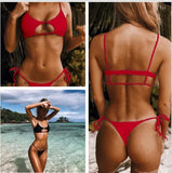 Toloer Hot Swimsuit Ebay Hot Multi-Color Pure Color Women's Swimsuit Hot Style-Outfit