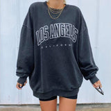 Yskkt T Shirt Women 2021 Loose Long Sleeve Pullover Tops Spring Autumn Ladies Casual Letter Printing Casuald Woman