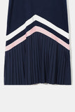 Stripe Pleated T-Shirt