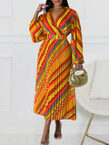 Summer New Women's Fashion Collar Long Sleeve Sexy Collar Dress Dress