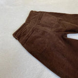 Coffee Color Wick Plus Velvet Sleeves Sleeves Women Autumn And Winter Small High-Waist Loose Loose Thickened Long
