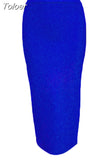 Skirts Womens 2023 Summer Sexy Bandage Pencil Skirt Woman Clothes Plus Size Fashion Harajuku Vintage Elastic Ladies