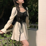 Lolita Dress Party Women Casual Long Sleeve Elegant Y2k Mini Dress Kawaii Clothing One Piece Dress Korean 2022