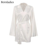 Women 3 Pieces Sets Long Sleeve Loose Belt Satin Blazer Coat High Waist Pants Legs Adjustable Pants Female Sexy