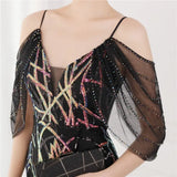 Sequin Strap Mermaid Long Evening