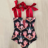 Piece Swimsuit 2021 Sexy Swimwear Women Swimsuit Push Up Bathing Suits Beachwear Lace Up Monokini