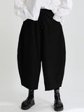High Elastic Waist Coffee Shaped Long Wide Leg Pants New Loose Fit Trousers Women Fashion Tide Spring Autumn 2023