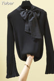 Women Sweater 2023 Korean Fashion Pullover Knit Y2K Tops Elegant Woman Sweaters Fall Bandage Top Oversized Clothing