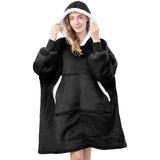 Sweatshirt Hoodie Women Oversized Winter Pullover Fleece Hooded Jumper Robe Femme Ladies Wearable TV Blanket with