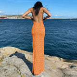 Toloer Spring / Summer Ins Wind Women's New Sexy Slim Back Strap Floral Dress Woman-Outfit