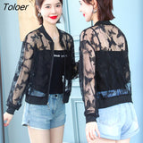 Butterfly Transparent Mesh Shirts Women 2023 Summer Long Sleeve Zipper Up Womens Tops Solid Color Beach Cover Up