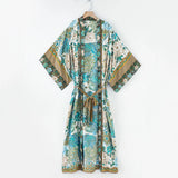 Women's Phoenix Flower Printed Sweater Cotton Jacket Coat