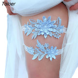 Sexy Women Bow Leg Ring Lingerie Lace Garter Belt Leg Loop Wedding Garters Bridal Female Cosplay Thigh Ring Stocking