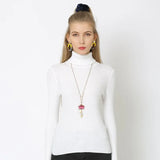 Winter black sweaters for women Turtleneck Sweater women's Pullover Jumper Knitted Casual Slim Sweater Female plus