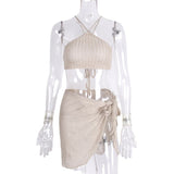 Bikini Burqa Split Bikini 2-Piece Swimsuit Female Women Split Bikini
