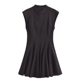 New Women's Collection Wave Wide Swing Mini Sleeveless