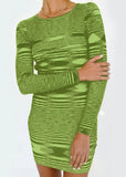 Casual Knitting Mini Bodycon