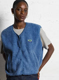 Women's Sleeveless Woolen Vest Blouse Fashion Lady Single Buckle Vest Down Women's Cotton