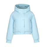 South Korean Small Tall Waist Short Down Cotton Jacket Female 2024 Winter New Versatile With Thick Bread Jacket-Outfit