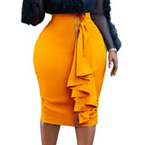 Women's Clothing 2025 Autumn New Fashion Bag Hip Sexy Zipper Large African Half-Body