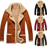 Autumn And Winter Burst Single Fur One Thick Coat Imitation Leather Velvet Men Coat