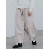 High Elastic Waist Apricot Thick Long Wide Leg Pants New Loose Fit Trousers Women Fashion Tide Spring Autumn 2023