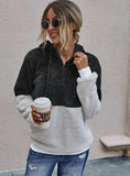 Casual Fleece Zipper Long Sleeve Hooded