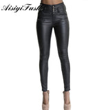 Skinny Leather Jeans Woman Sexy Tight Leather Jeans Pants Female High Waist Pencil Pants Women Leather Jeans