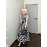 Elegance Wears A Traceal Tice-Grow Dress Women's New Summer Design Commuting Long