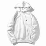 Men New Autumn Fashion Solid Color Hoodies Sweatshirt Male Large Warm Men Long Sleeve Hooded