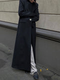 Fashion Solid Blazer For Women Notched Collar Long Sleeve Loose Waist Minimalist Blazers Female 2023 Autumn Clothes