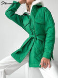 Blue Parkas Winter Jackets Women 2022 Oversized Coats Female Green Down Cotton Winter Coat For Women Long Jacket Red