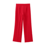 New Lining Button-Button Vest 8010600 Open Straight Trousers