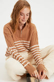 Trendyol Zip Detail Knitwear Sweater