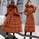 clothes women Fur Parkas Quilted jackets for women 2022 clothes Warm long coat Jacket Clothing hooded Autumn fall
