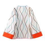 Women's Clothing Two Sides Of The Printed Pocket Decorative Cotton Jacket Jacket