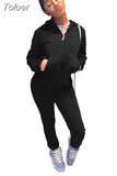Two Piece Set Women Long Sleeve Hooded Zipper Pockets Workout Jacket and Fitness Legging Active Wear Stretchy Slim