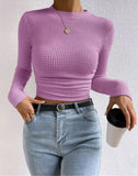 And Winter Repair With Long-Sleeved T-Shirt Rounded Women's