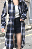 Classic Loose Shirts Long Blouse Women Daily Clothing Fashion Vintage Shirt Full Sleeve Button Tops 2023 Autumn