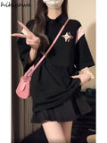 Tshirts for Women Oversized Tops 2023 Ropa Mujer Short Sleeve Casual Fashion Tees Y2k T Shirt Korean Summer